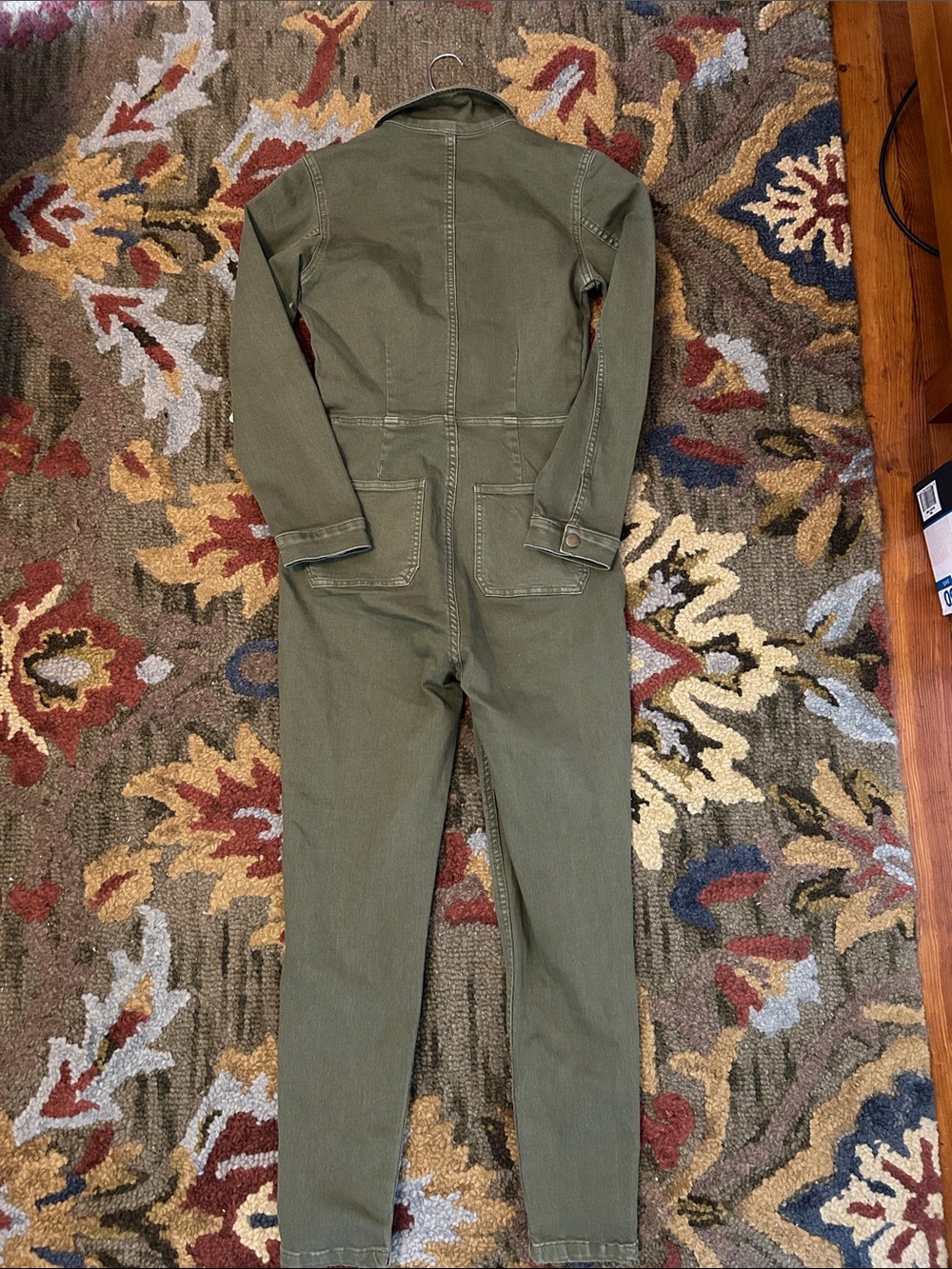 Free People Moss Lennox Utility Zip Jumpsuit Size Small - Picture 9 of 9